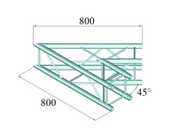 DECOLOCK DQ4-SPAC19 2-Way Corner 45° bk