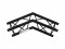DECOLOCK DQ3-SPAC23 2-Weg Ecke 135° sw