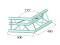 DECOLOCK DQ3-SPAC23 2-Weg Ecke 135° sw