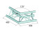 DECOLOCK DQ3-SPAC22 2-Weg Ecke 120° sw