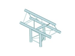 DECOLOCK DQ3-SPAT38 3-Weg T-Stück 90° sw