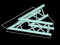 DECOLOCK DQ3-SPAC20 2-Way Corner 60° bk