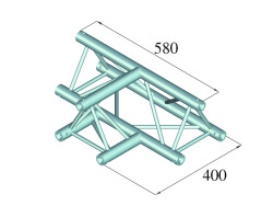 DECOLOCK DQ3-SPAT36 3-Weg T-Stück 90° sw