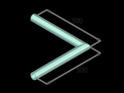 DECOLOCK DQ1-SC21 2-Way Corner 90° bk