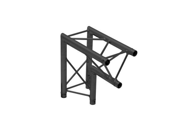DECOLOCK DQ3-SPAC25 2-Weg Ecke 90° sw