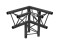 DECOLOCK DQ3-SPAL33 3-Weg Ecke 90° sw
