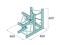 DECOLOCK DQ3-SPAL34 3-Way Corner 90° bk
