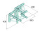 DECOLOCK DQ3-SPAL31 3-Weg Ecke 90° sw