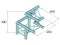 DECOLOCK DQ3-SPAL32 3-Way Corner 90° bk