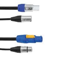 Combi Cable DMX P-Con/3pin XLR 1,5m
