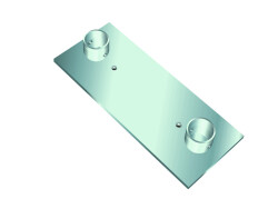 DECOLOCK DQ2-WPS Wall Mounting Plate bk