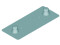 DECOLOCK DQ2-WPM Wall Mounting Plate MALE bk