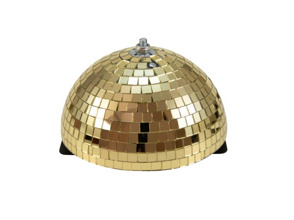 mirror hemisphere 20cm gold motorised