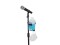 Set Microphone stand for disinfectant, black