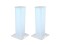 2x Stage Stand 150cm incl. Cover and Bag, white
