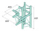 DECOLOCK DQ3-SPAC44 4-Way Corner left bk