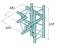 DECOLOCK DQ3-SPAC45 4-Weg Ecke rechts sw