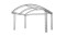 Round arch stage 6x4m