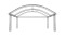 Round arch stage 8x6m