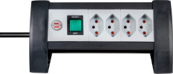 Lectra, CH Premium-Office-Line Steckdosenleiste mit Schalter