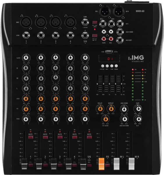 6-Kanal Audio Mischpult
