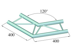 DECOLOCK DQ2-SPAC22H 2-way Corner 120°bk