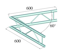 DECOLOCK DQ2-SPAC20V 2-way Corner 60° bk