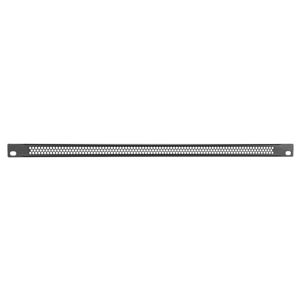 872205 VR - Grille daération en U 19" 0,5 U, perforation ronde