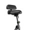 FM SEAT1 BR - Height Adjustable Stool with Foot and Backrest