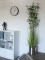 Evergreen shrub with grass, artificial plant, 182cm