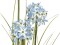 Allium grass, artificial plant, blue, 120 cm