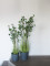 Evergreen shrub with grass, artificial plant, 120cm