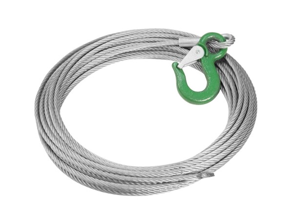 Tower Steelrope 8mm w. clamp