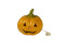 Halloween Pumpkin illuminated, 12cm