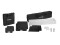 2x Stage Stand 150cm incl. Cover and Bag, black