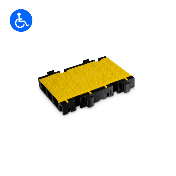 3 2D HV - 3 Sistema modulare 2D per rampa per sedie a rotelle e transizione senza barriere architettoniche - Versione a metà sezione centrale