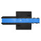 MIDI 5 2D BLU - Midi 5 2D Modulsystem für Rollstuhlrampe und rollstuhlgerechten Übergang - Mittelteil blauer Deckel
