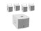 Set MOLLY-12A Subwoofer aktiv + 4x MOLLY-6 Top 8 Ohm, weiß