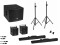 Set MOLLY 2.1 Aktivsystem Sub + 2x Top + Zubehör, schwarz