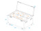 ROADINGER Flightcase 4x LED TMH-X10