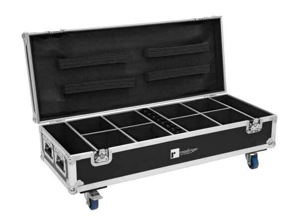 Flightcase 8x AKKU UP-4 QuickDMX mit Ladefunktion