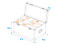 Flightcase 4x LED 4/7C-12 Silent Slim Spot