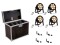 Set 4x LED 4C-7 Silent Slim Spot + USB QuickDMX + Case