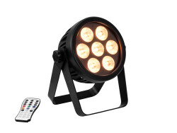 Set 4x LED 7C-7 Silent Slim Spot + USB QuickDMX + Case