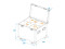 Flightcase 4x LED Theatre COB 100 Serie mit Rollen