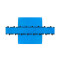 MIDI 5 2D SET BLU - Sistema di moduli 2D Midi 5 set blu per laccessibilità