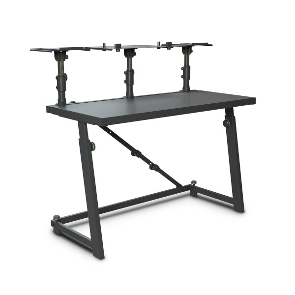 FDJT 01 - DJ-Tisch mit Flexibler Lautsprecher und Laptop Ablage