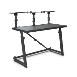 FDJT 01 - DJ-Tisch mit Flexibler Lautsprecher und Laptop...