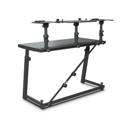 FDJT 01 - DJ-Tisch mit Flexibler Lautsprecher und Laptop...