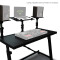 FDJT 01 - DJ-Tisch mit Flexibler Lautsprecher und Laptop Ablage